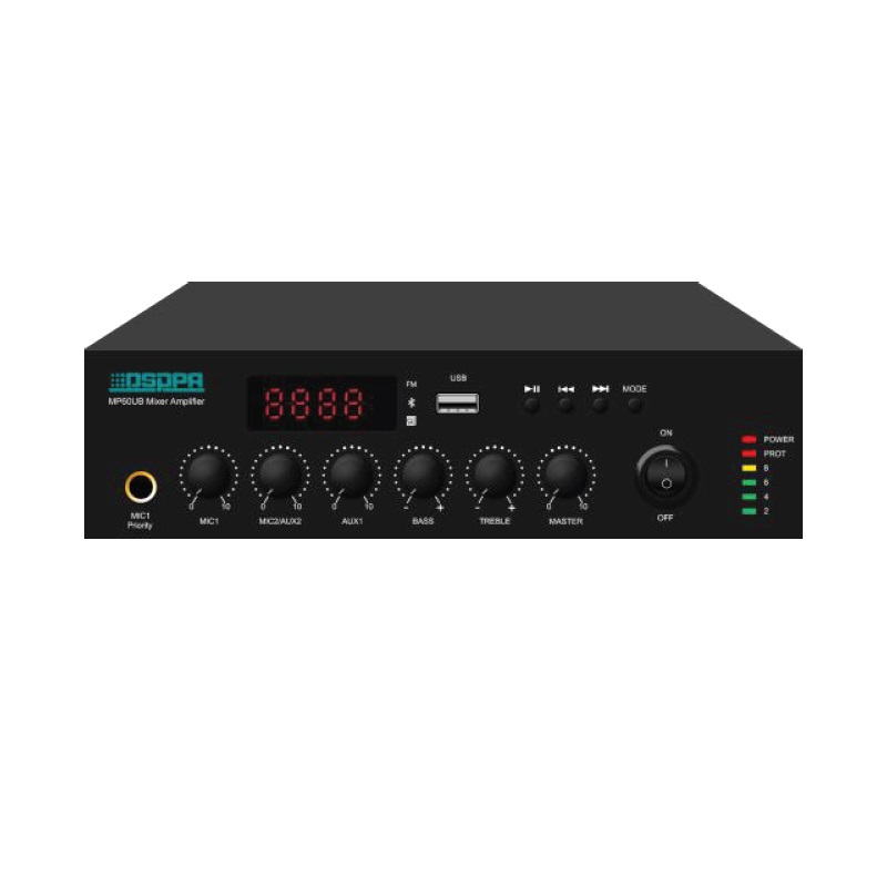 DSPPA MP60UB miniaturní digitální mixážní zesilovač 60 W