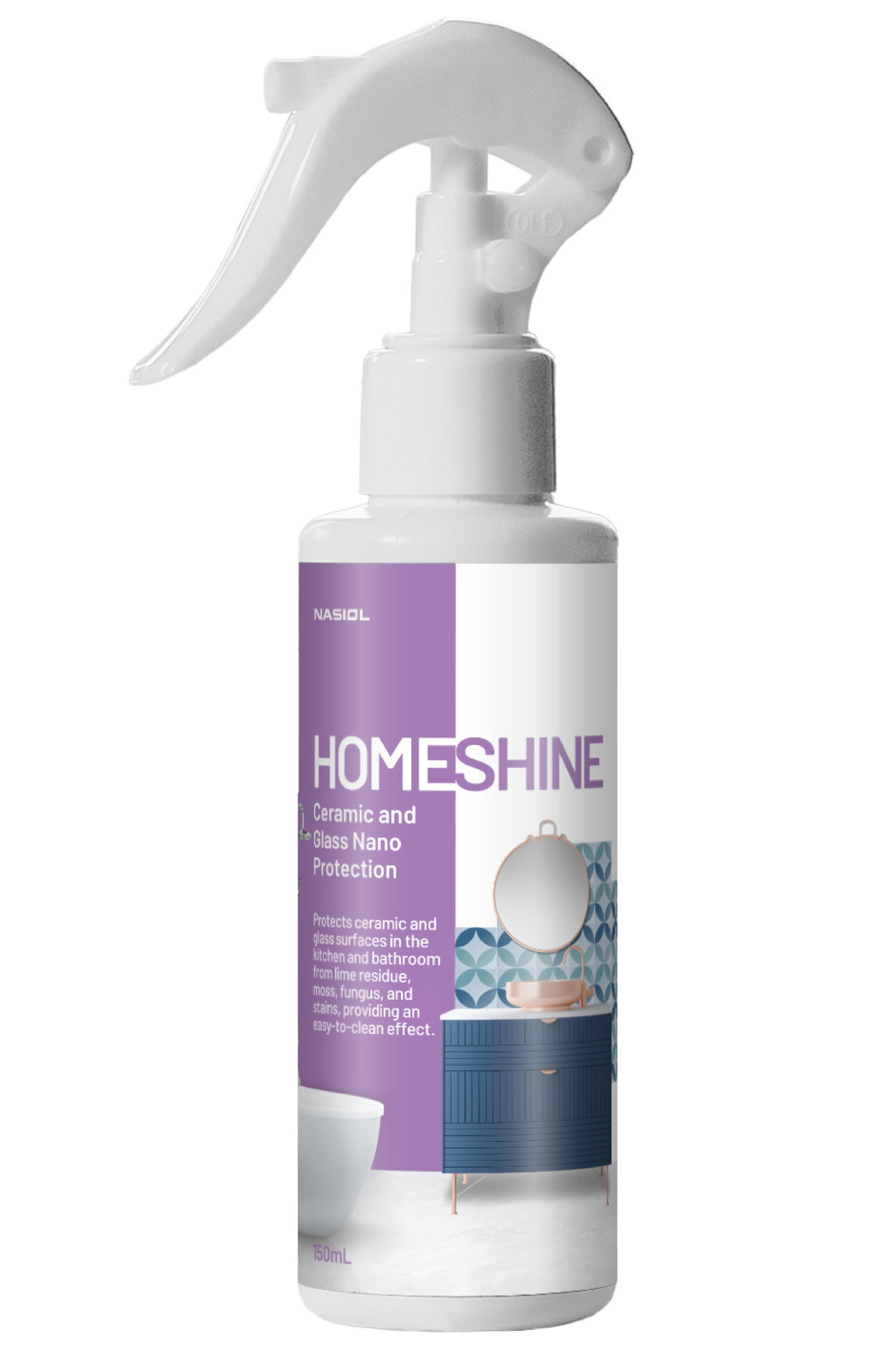 Nasiol HOMESHINE nanokeramická ochrana pro keramiku a sklo, 150ml