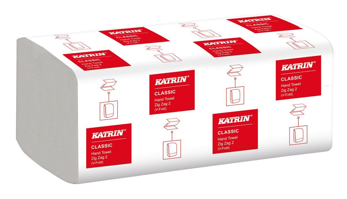 Papírové skládané ručníky Katrin 35298 bílé Handy Pack