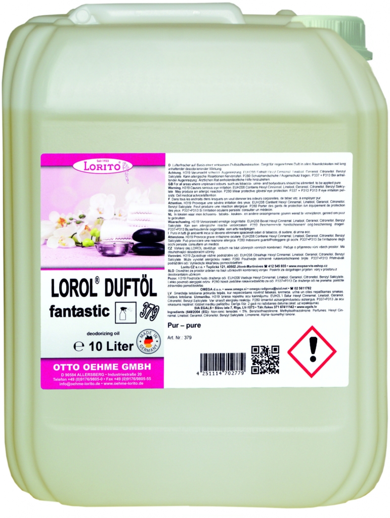 Osvěžovač vzduchu Oehme Lorol Fantastic 379 10 l