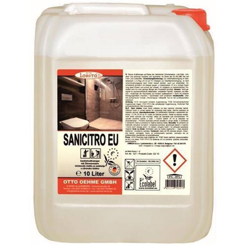 Čistič toalet Oehme Sanicitro EU 10 l