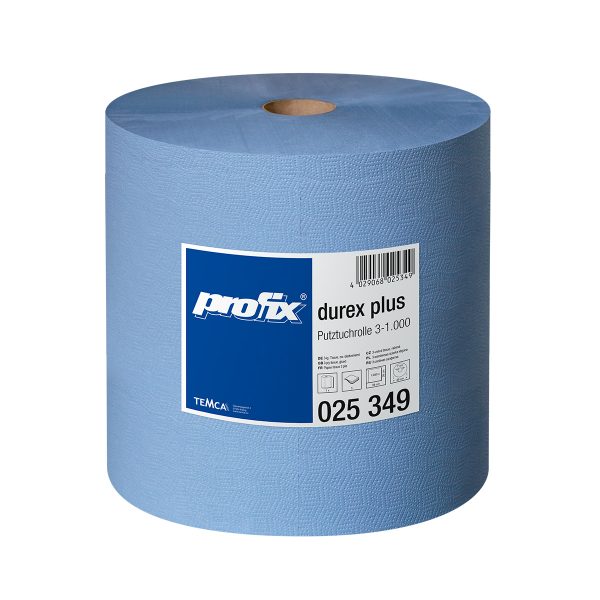 Papírové utěrky v roli Temca T025349, 3-vrstvé, 38 x 36 cm