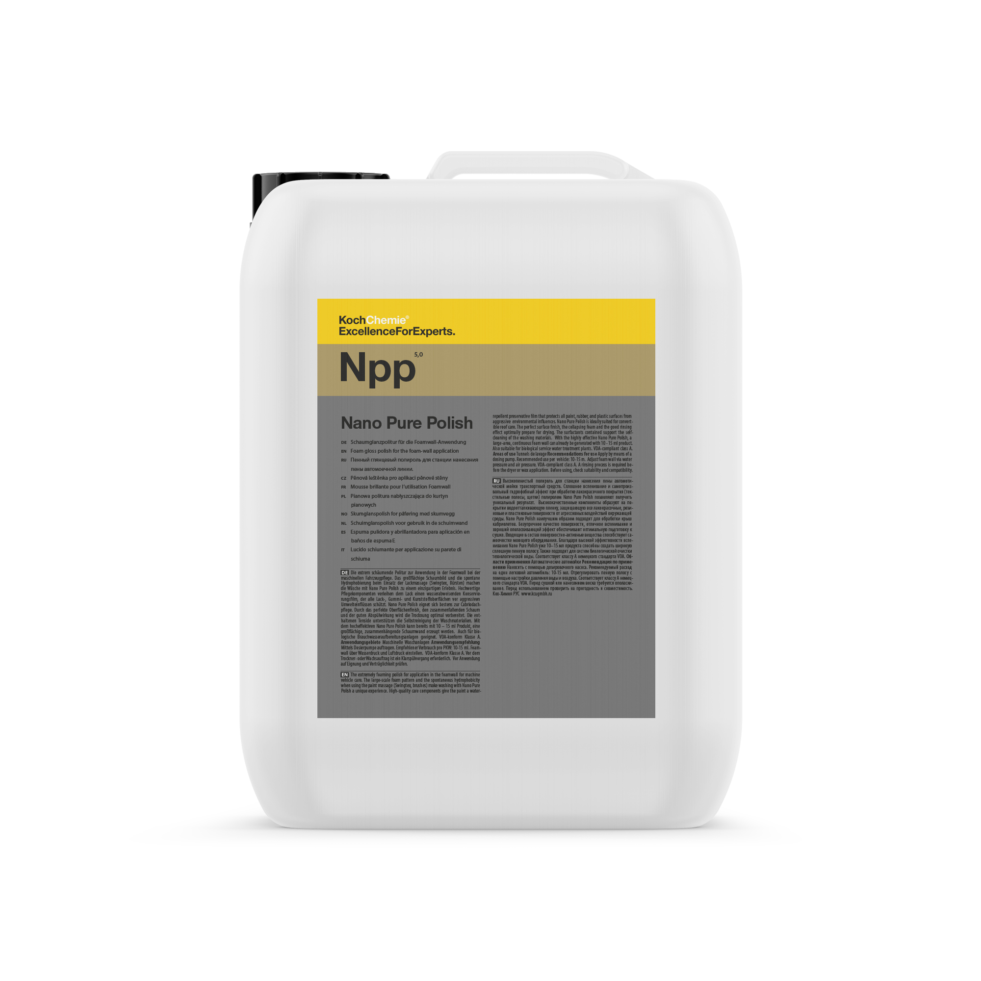 Koch Chemie Zalešťovací pěnový vosk Koch NANO PURE POLISH 20 l