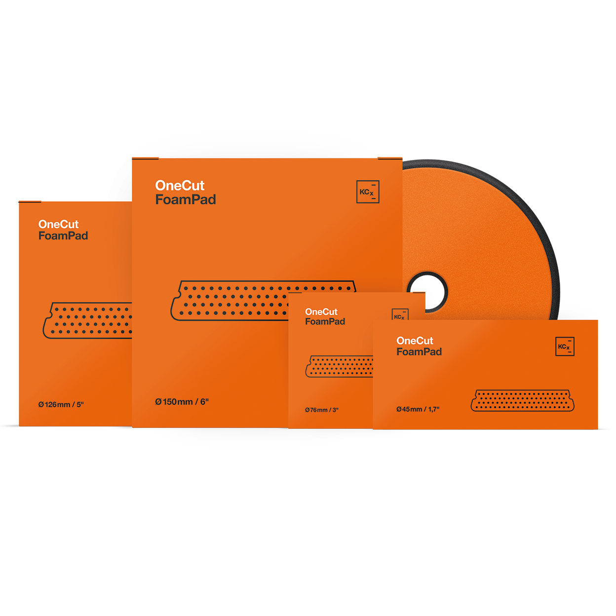 Koch Chemie Leštící kotouč One Cut pěnový oranžový Koch 76x25 mm 9998322