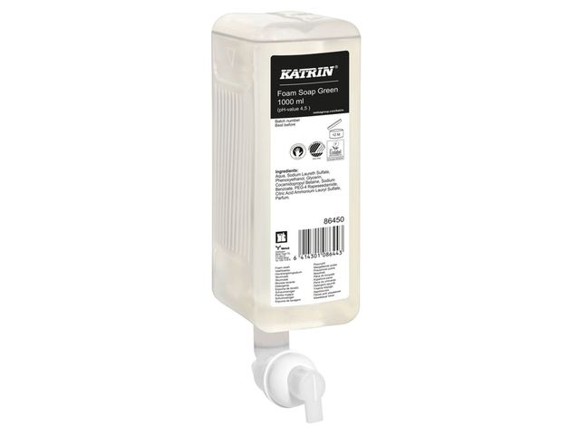 Pěnové mýdlo na ruce Katrin 1000 ml 86450 GREEN vůně břízy