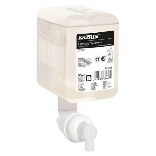 Pěnové mýdlo na ruce Katrin 500 ml 86481 GREEN vůně břízy