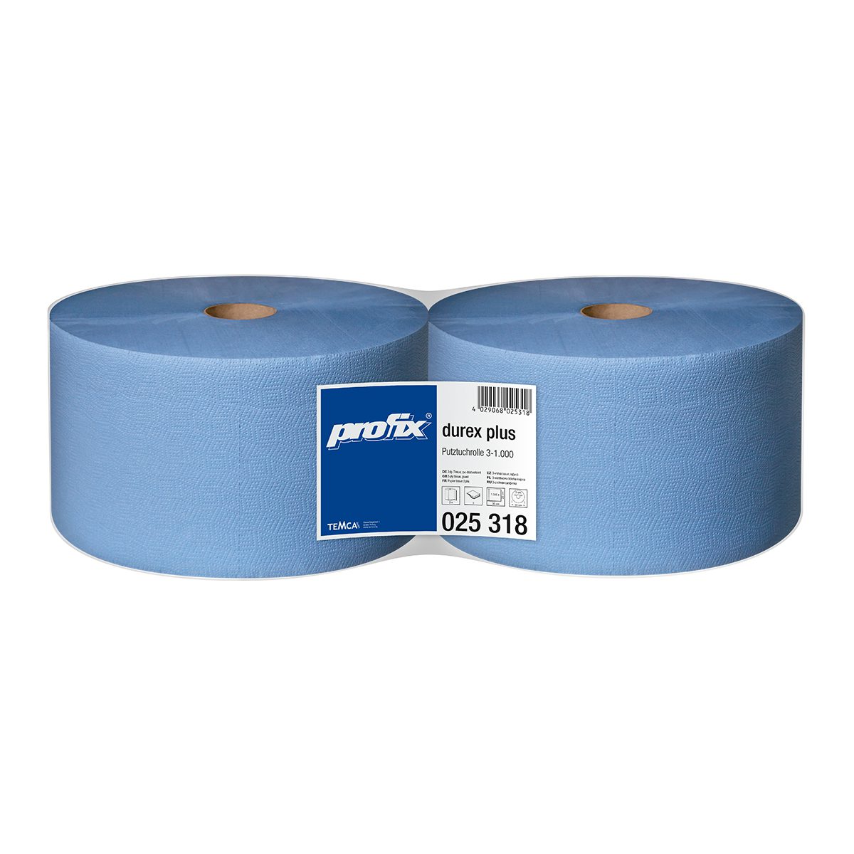 Papírové utěrky Temca Durex Plus T025318, 3-vrstvé, 22x36cm