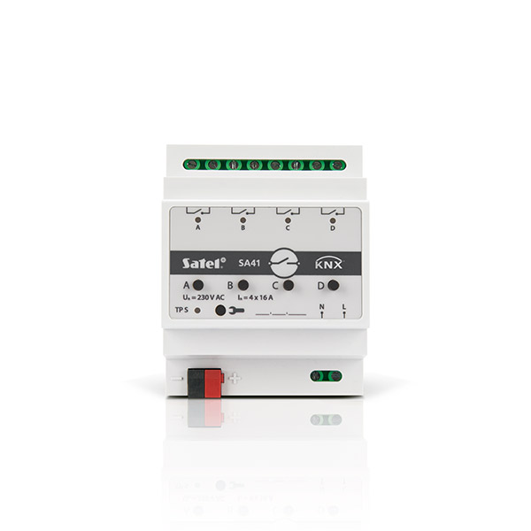 Satel KNX-SA 41 spínací akční člen - 4 kanály