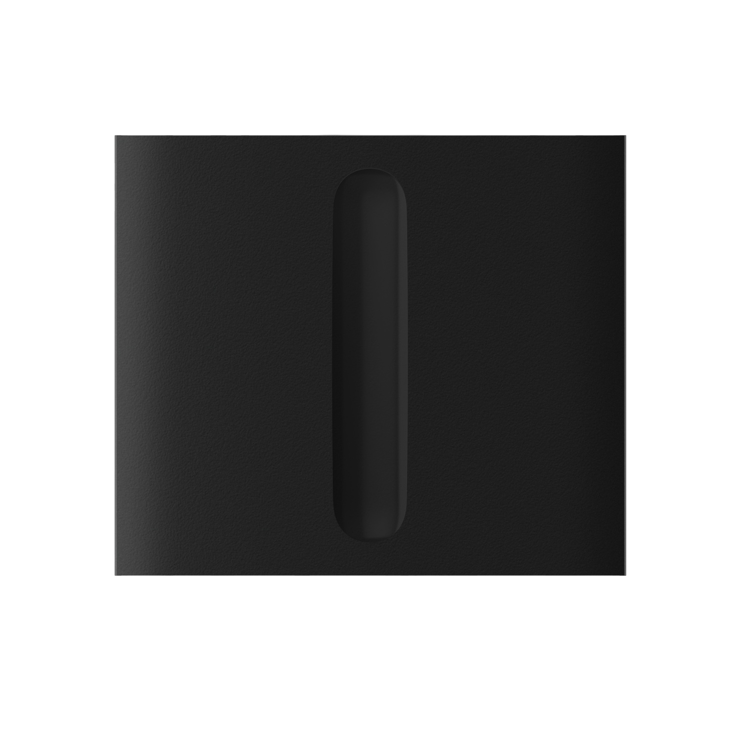 Ajax CenterButton Dimmer vertical Black krytka pro stmívač