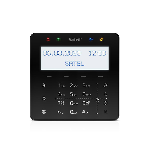 Satel INT-KSG2R-B ovládací panel s RFID čtečkou MIFARE