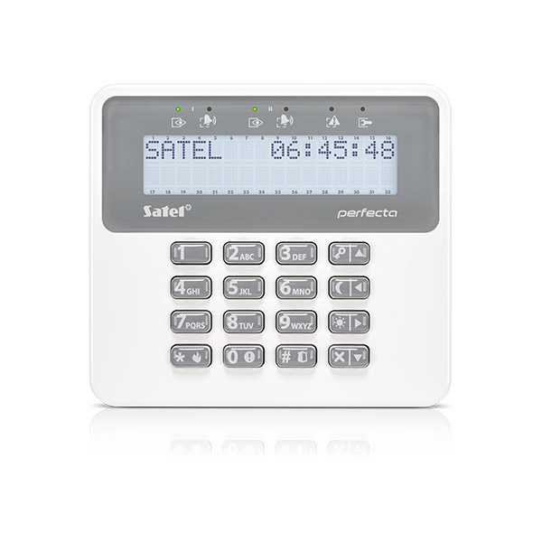 Satel PRF-LCD-WRL bezdrátová klávesnice systému PERFECTA