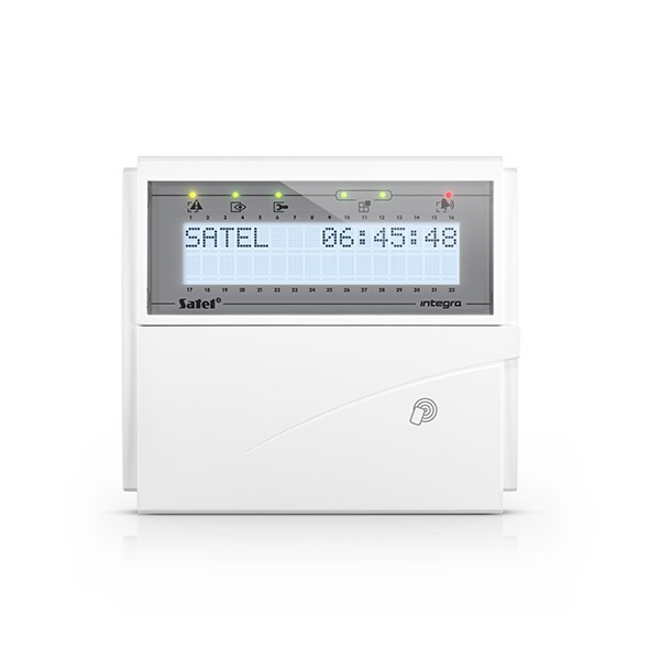 Satel INT-KLCDR-W LCD klávesnice s RFID čtečkou