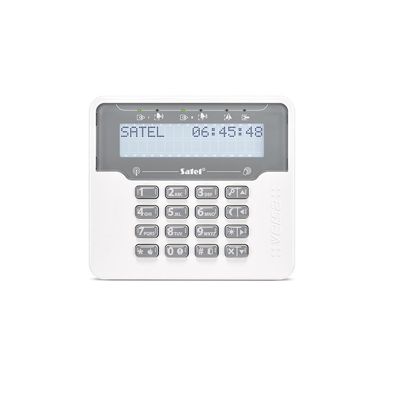 Satel VERSA-KWRL2 bezdrátová LCD klávesnice s RFID