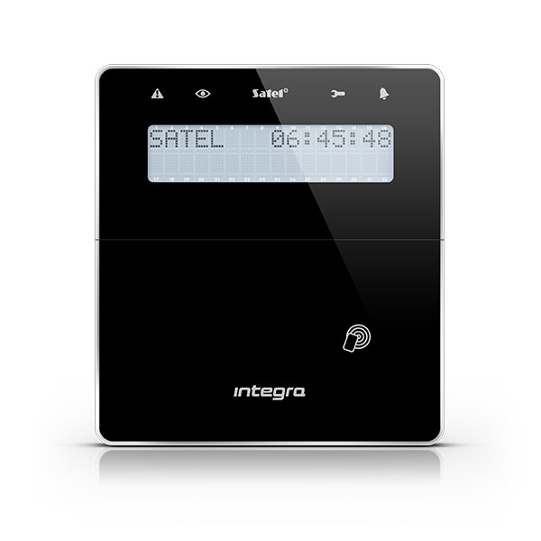 Satel INT-KWRL-BSB bezdrátová LCD klávesnice s RFID