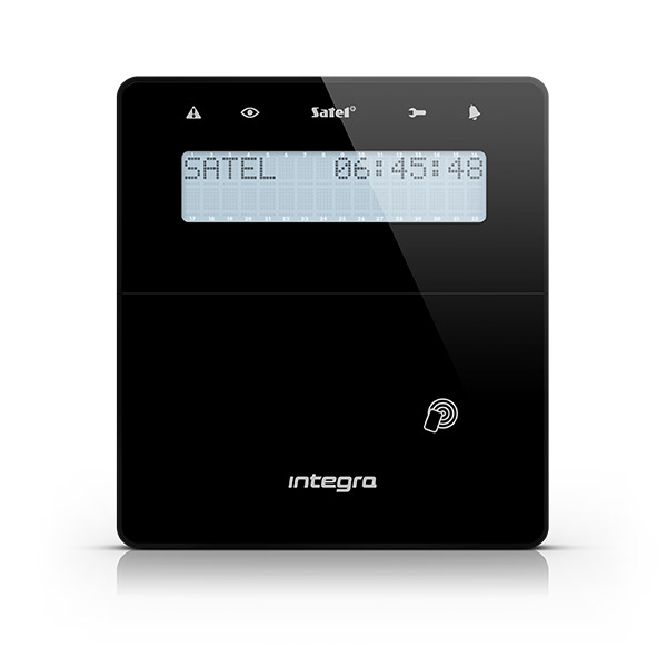 Satel INT-KLFR-B LCD klávesnice s dvířky a RFID
