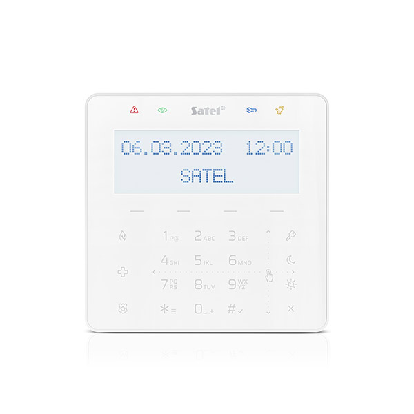Satel INT-KSG2R-W ovládací panel s RFID čtečkou