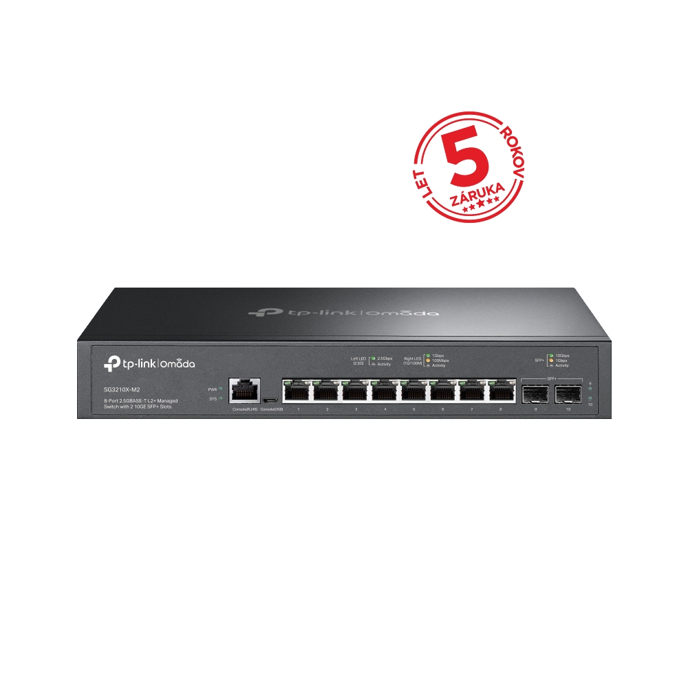 TP-Link TL-SG3210X-M2 Omada 10portový L3 switch