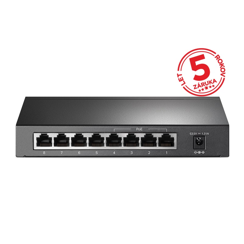 TP-Link TL-SF1008P 8portový PoE switch