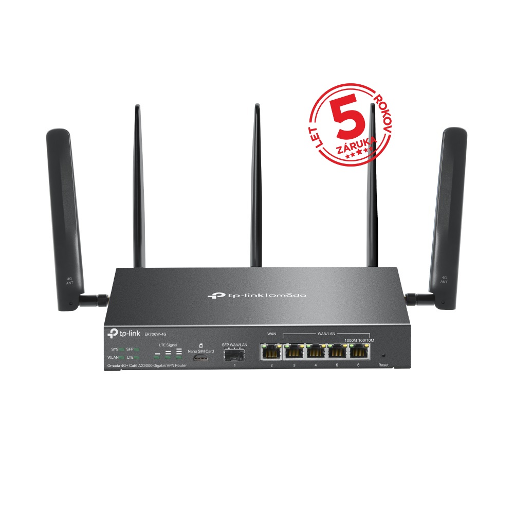 TL-Link TL-ER706W-4G Wi-Fi 4G VPN router