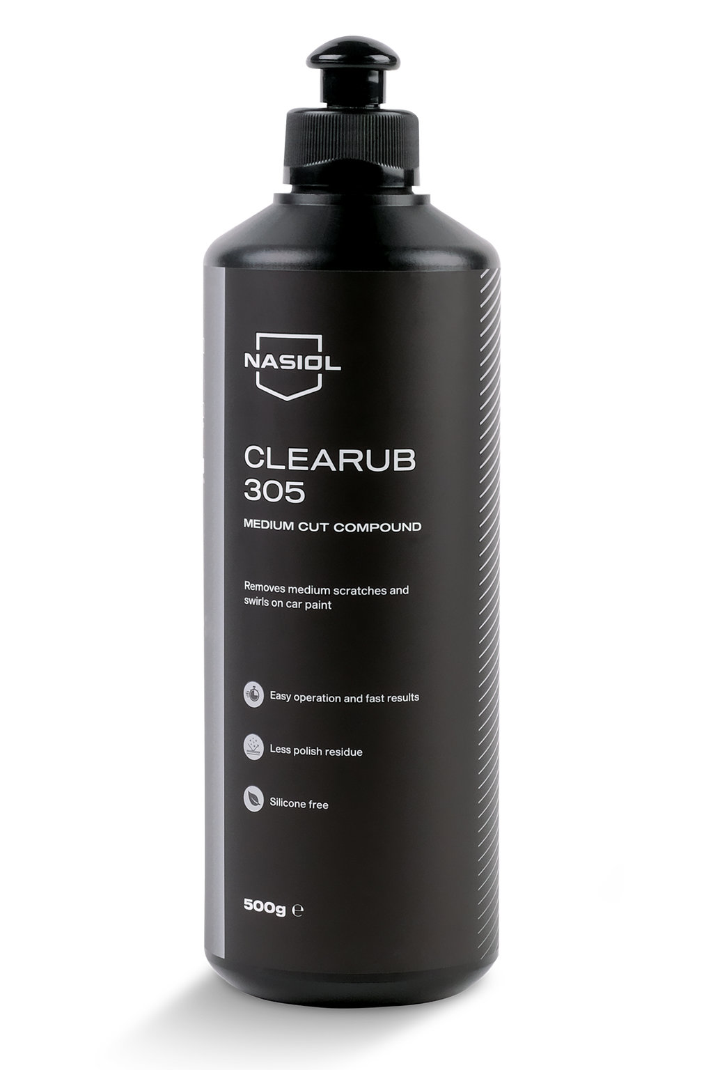 Nasiol CLEARUB 305-M leštící pasta, středně silná, 500g
