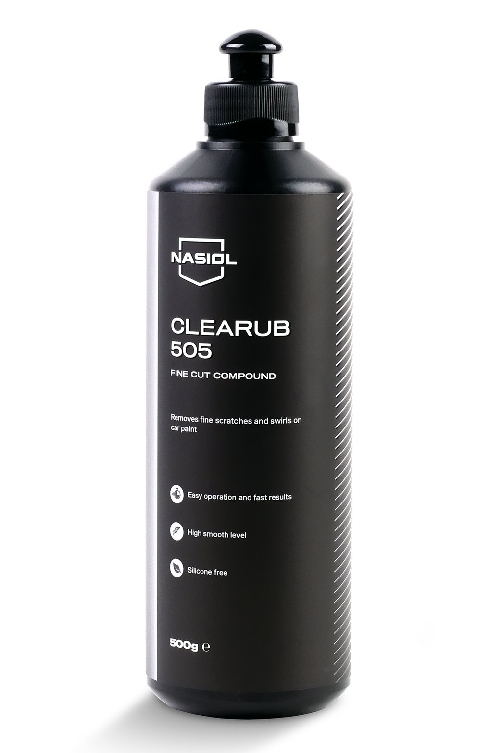 Nasiol CLEARUB 505-M leštící pasta, jemná, 500g
