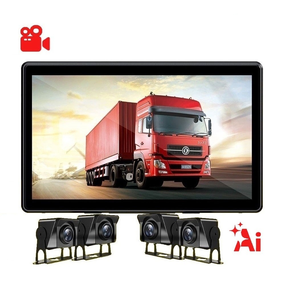 C40 Záznamové zařízení - CCTV sada, Ai BSD, 4x AHD 720p, 10&quot; monitor