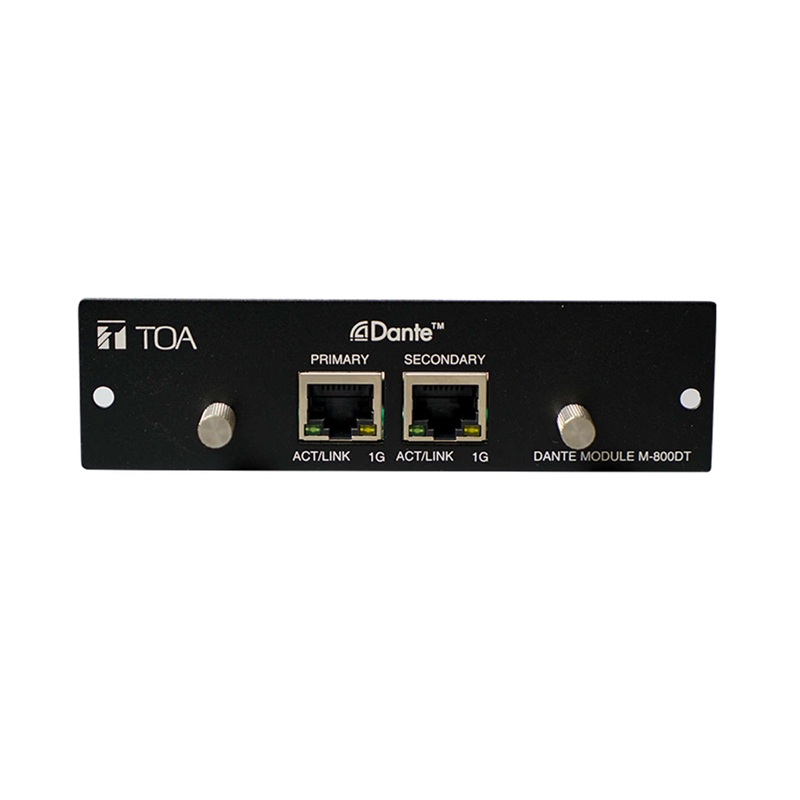 TOA M-800DT dante modul pro digitální maticový pult