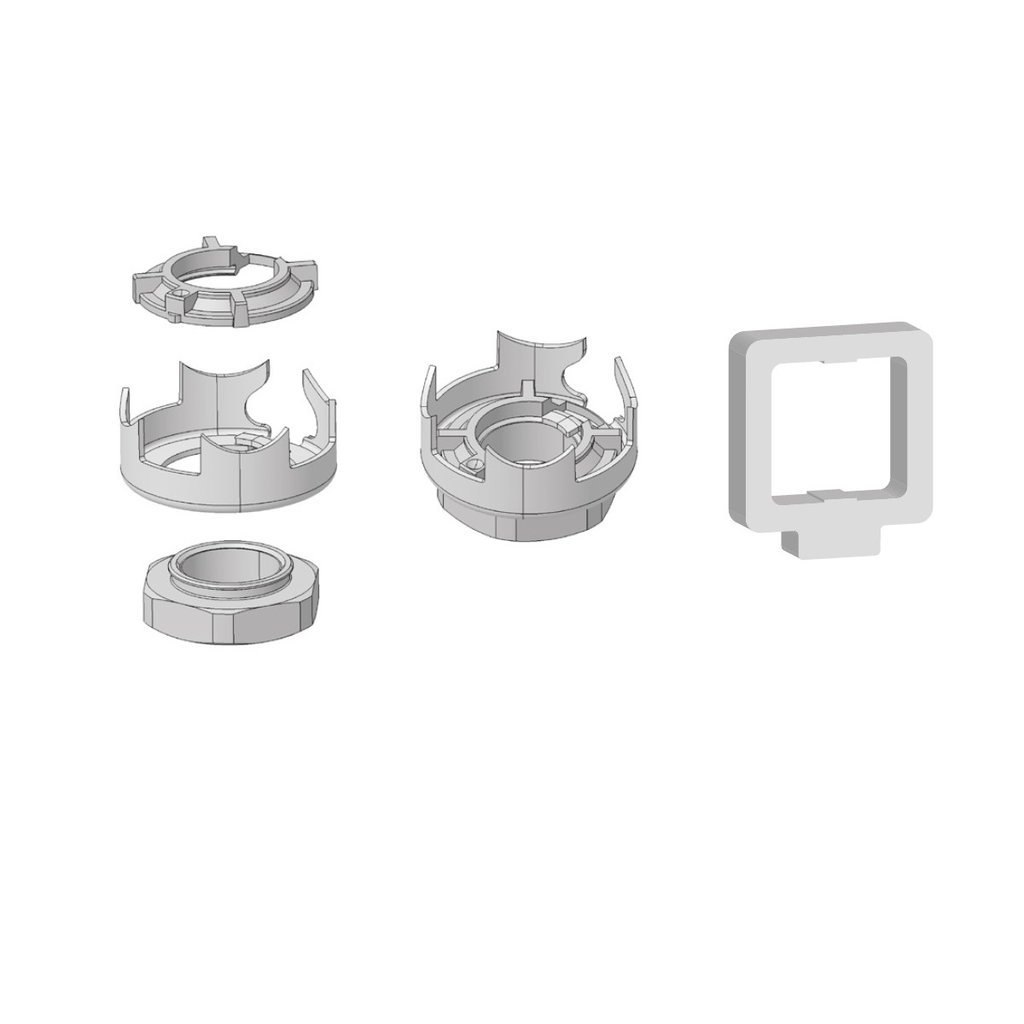 CAL-7131050 Calearo Adaptér do otvoru pro SHARK2 FCA 2012-