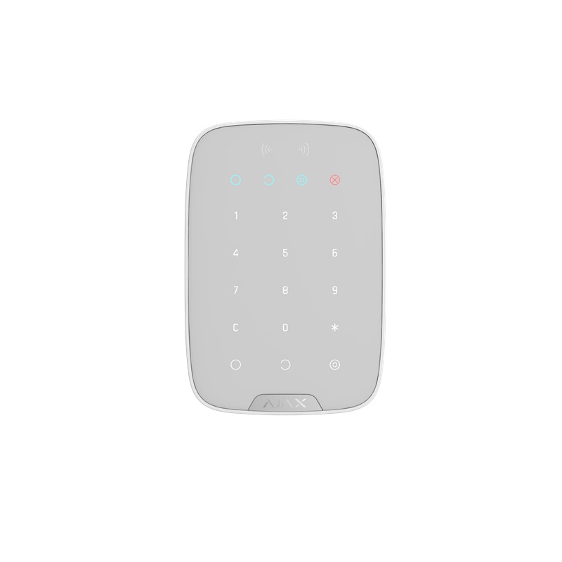 Ajax KeyPad Plus White Bezdrátová klávesnice se čtečkou