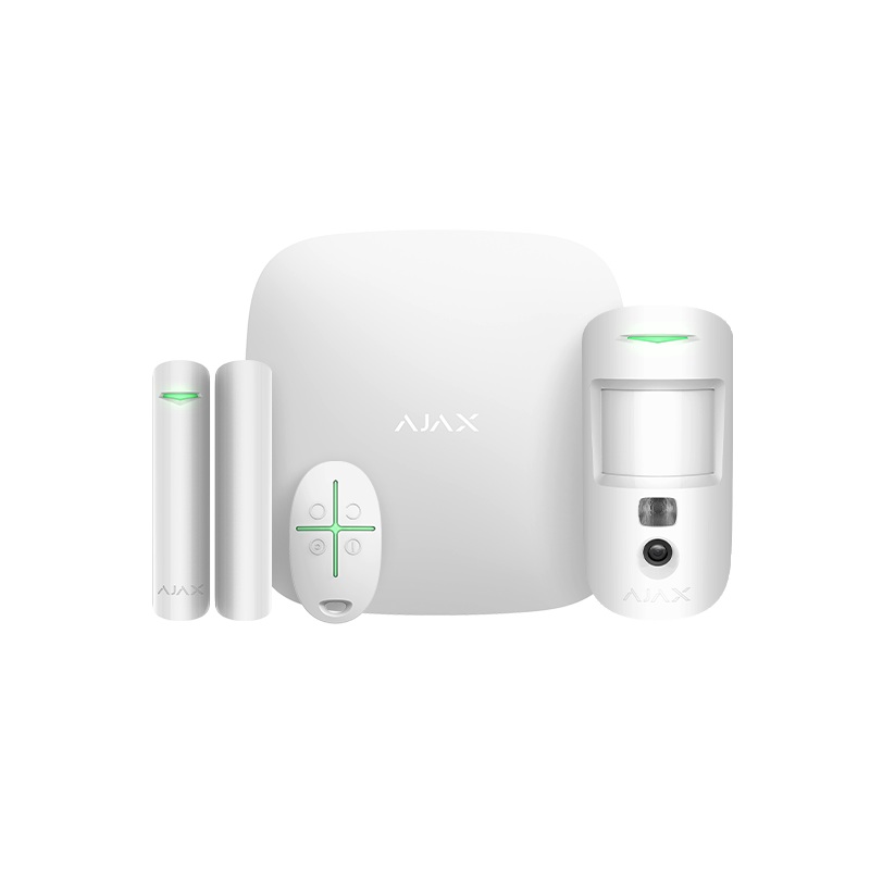 Ajax StarterKit Cam Plus White Bezdrátový základní set