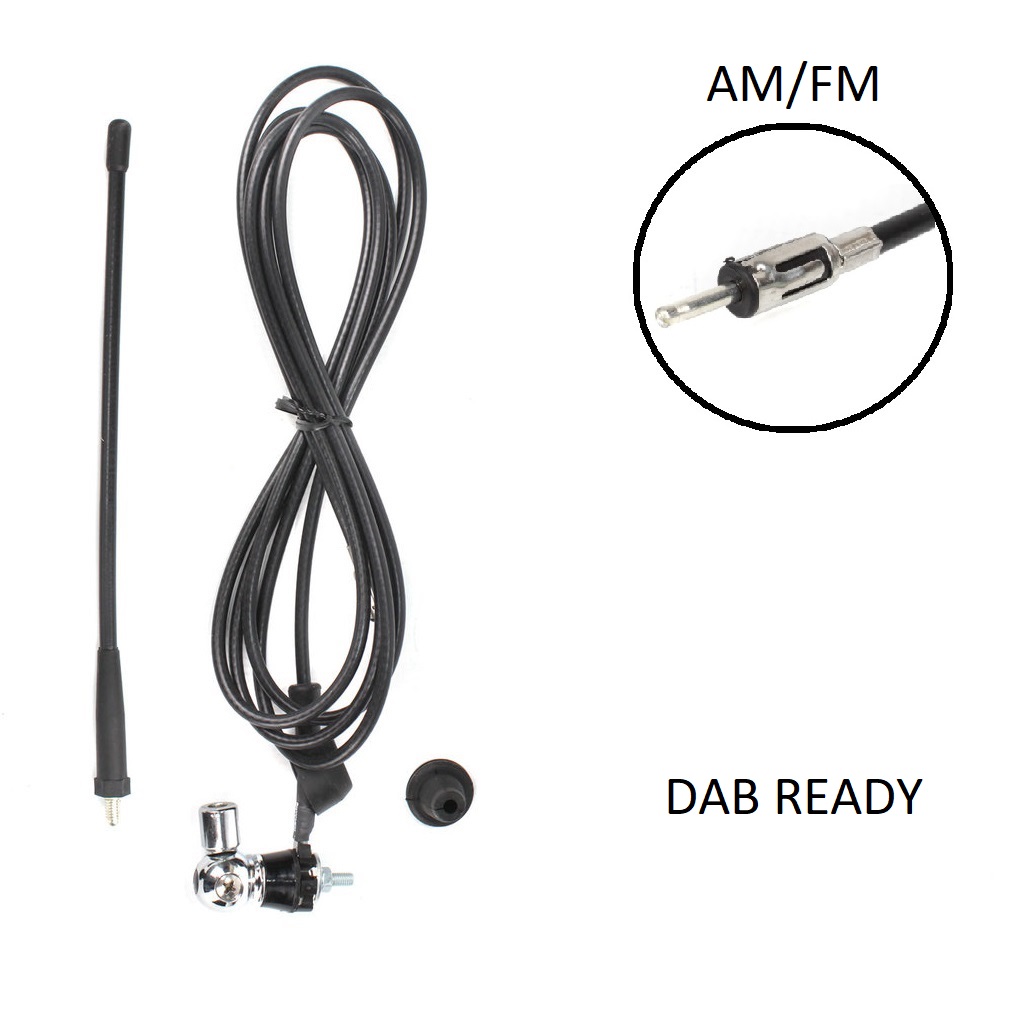 CAL-7667012 Calearo anténa AM FM DAB ohebná sklopná 23cm