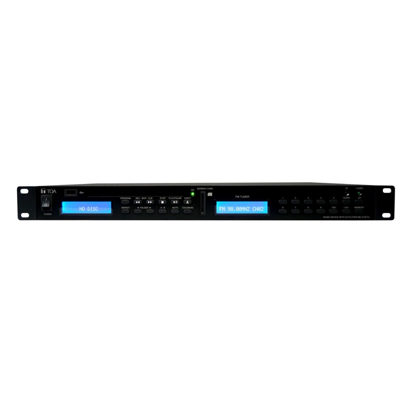TOA MD-210CTU-EB Multimediální přehrávač CD, USB, SD a FM
