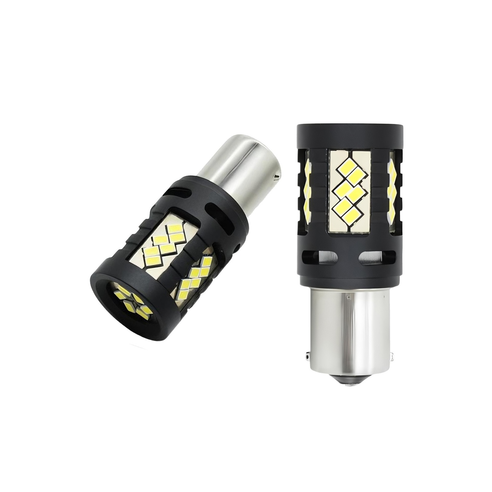 HP LED BA15s Žárovky sada 2x 21W, canbus, 700lm, 6000K