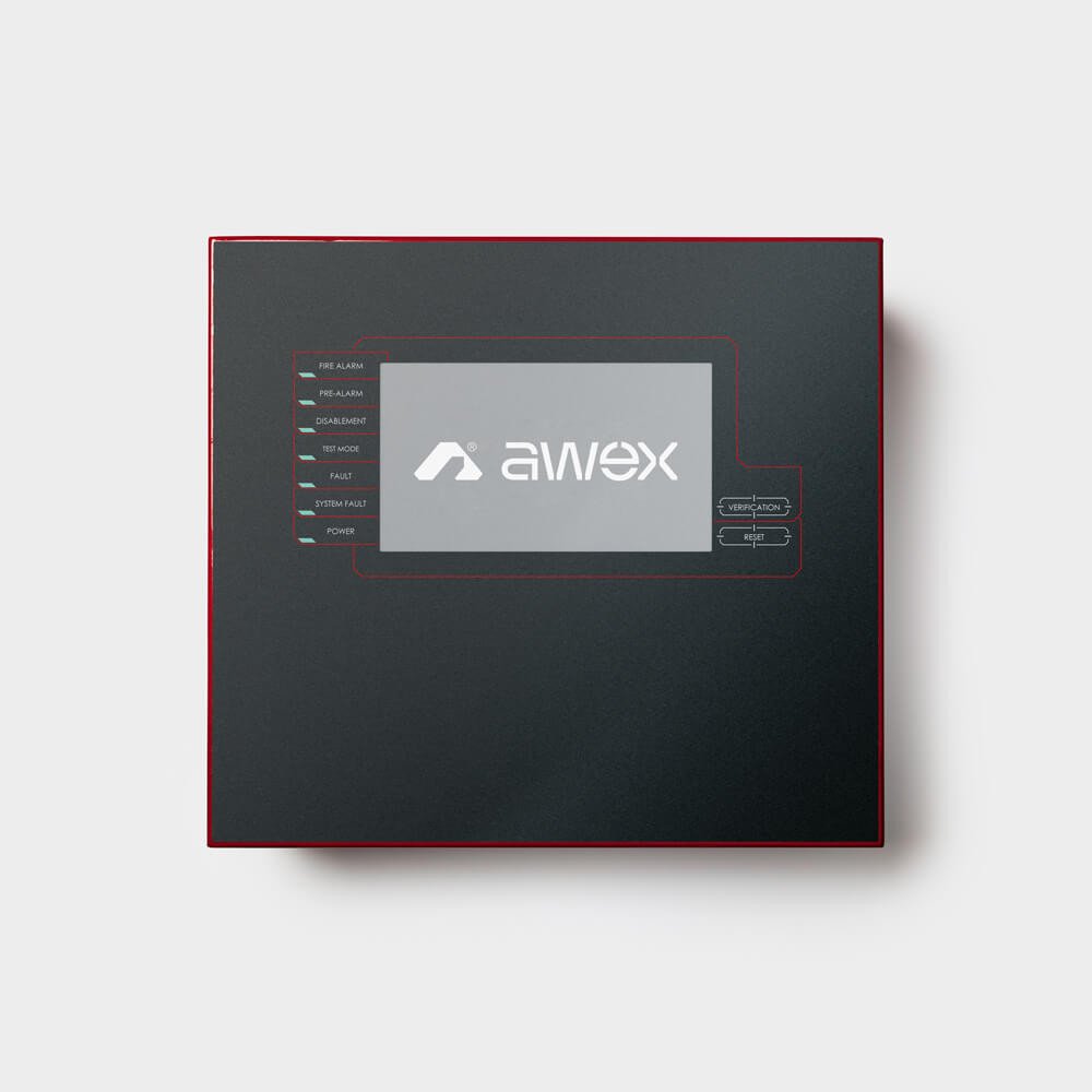 AWEX FASM04 CZ adrestovatelná ústředna EPS