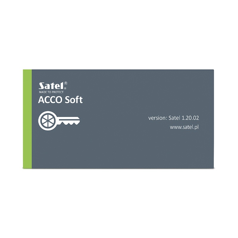 Satel ACCO Soft Program pro vytvoření struktury systému