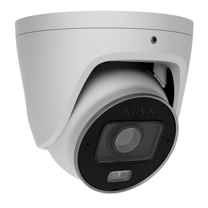 Ajax TurretCam HLVF 8Mp White IP kamera